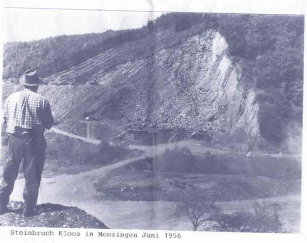 Steinbruch juni 1956